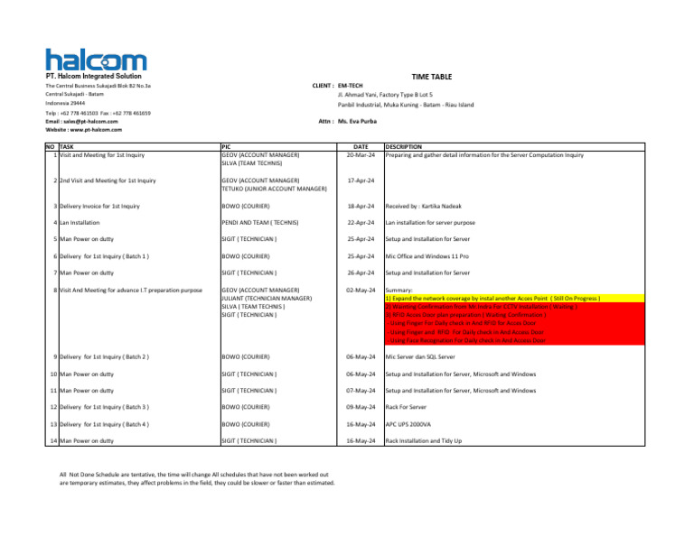 Time Table Em-Tech | PDF | Server (Computing) | Computer Engineering