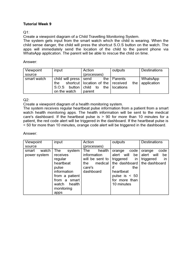 Tutorial Week 19 - Real-time Software Engineering | PDF | Computing