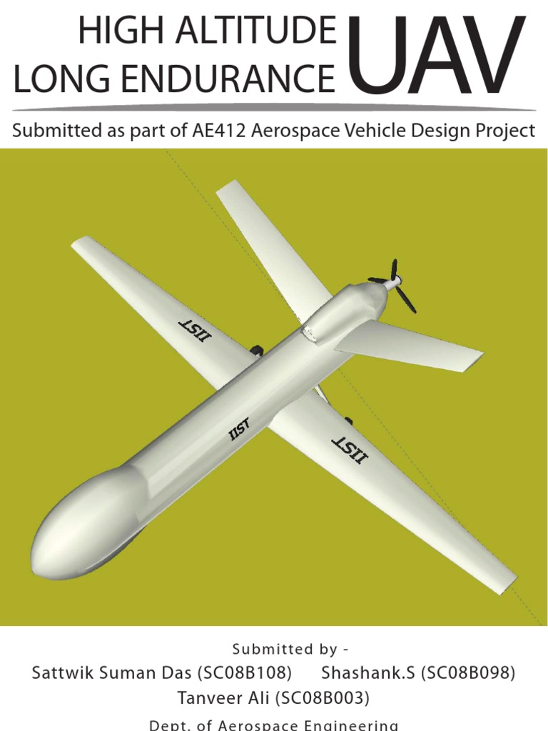 High Altitude Long Endurance UAV Design | PDF | Composite Material ...