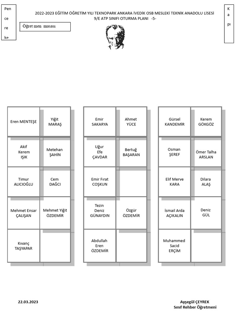 Oturma plan 9e atp 5 pdf