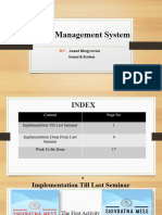 Mess Management(OP2 )