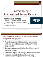 Perjanjian Perdagangan Internasional Secara Umum