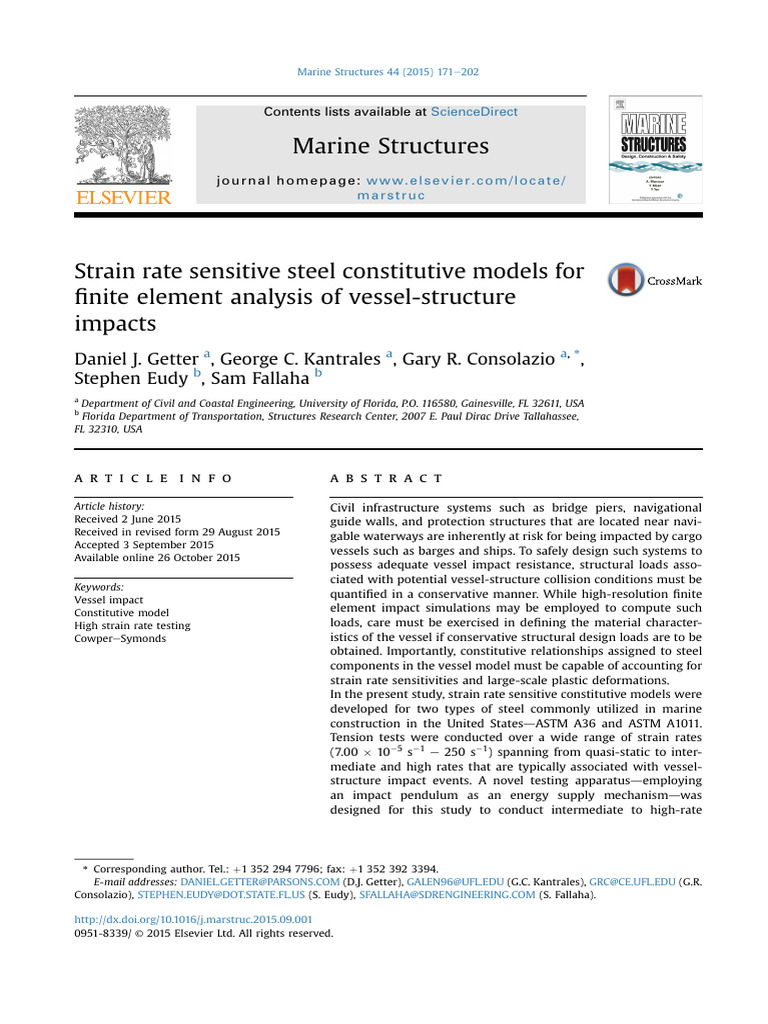 1 s2.0 S0951833915000684 Main | PDF | Deformation (Engineering) | Yield ...