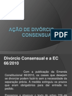 Ação de Divórcio Consensual - NATALLY (4º ANO -A)