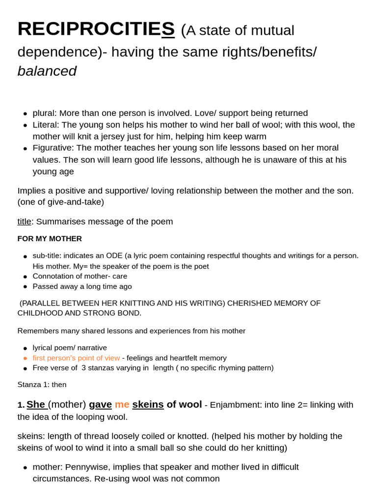 RECIPROCITIES | PDF | Poetry | Knitting