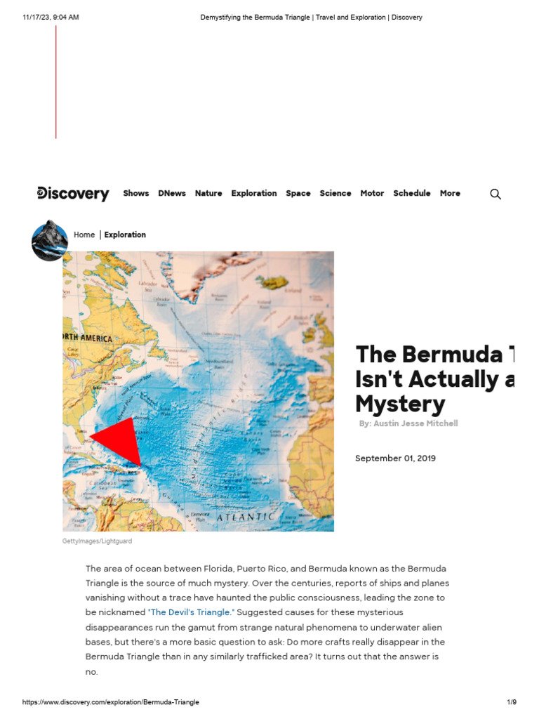 Demystifying The Bermuda Triangle - Travel and Exploration - Discovery 
