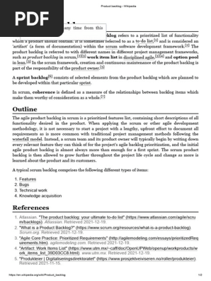 Product backlog - Wikipedia