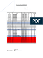 Timesheet Karyawan Freelance