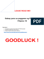 Fil 10 Guide For Project