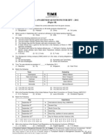 IIFT For Net 2 For CAT2011 Students