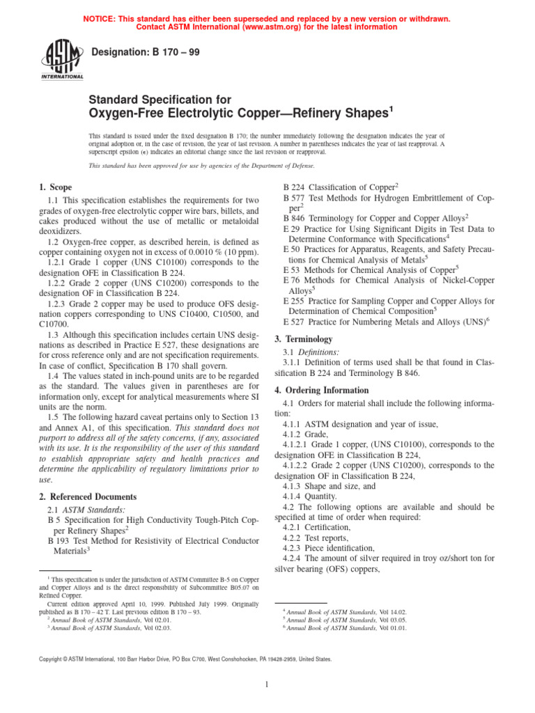 B 170 - 99 - Qje3mc05oq | PDF | Atomic Absorption Spectroscopy | Nitric ...