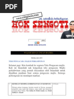 ATURCARA MAJLIS PERNIKAHAN