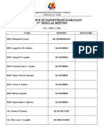 Attendance