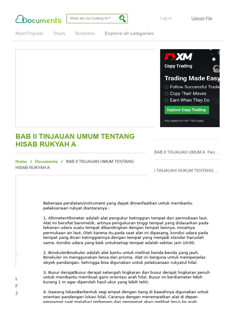 Tinjauan Umum Hisab Rukyah A | PDF
