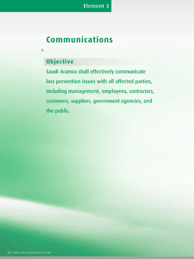Element 3 - Communication | PDF