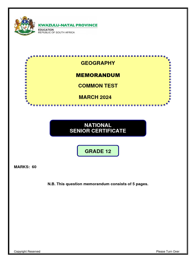 GEOGRAPHY GRADE 12 RESEARCH TASK 2023 MEMORANDUM PDF DOWNLOAD GAUTENG visual data 2