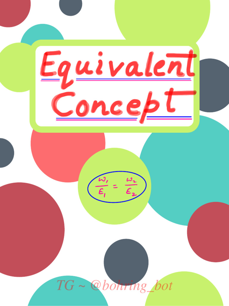 Equivalent Concept | PDF