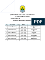 Jadwal Pat Kls 6 THN 2024-1