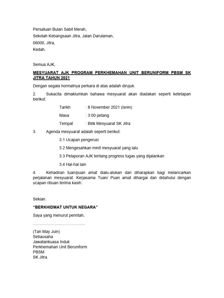 Surat Surat | PDF