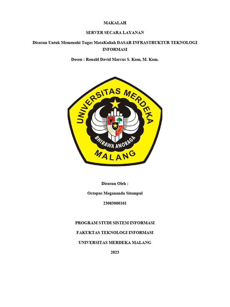 Server layanan 23083000101 octopus megananda sitompul pdf