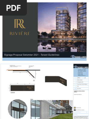 Appendix 05 - Riviere Signage Package
