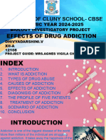 Investigatory Project On Drug Addiction Final