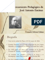 El Pensamiento Pedagógico de José Antonio Encinas