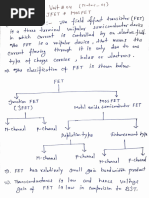 Jfet and Mosfet Notes