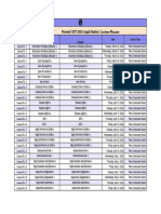 Lecture Planner (Legal Studies) - PDF Only - Pravesh CUET 2024 (Legal Studies)