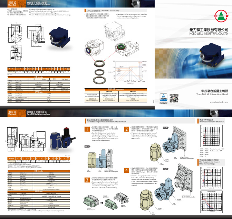 HOLD WELL Turn-Mill Multifunction Head | PDF