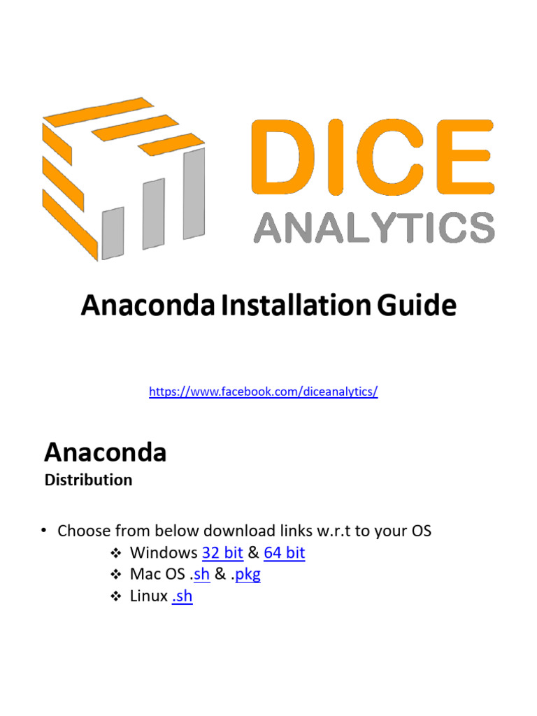 Anaconda Setup Guide Updated | PDF | Installation (Computer Programs