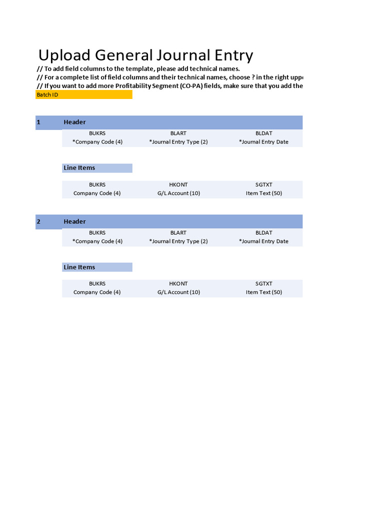 Upload General Journal Entry Template | PDF | Debits And Credits | Business