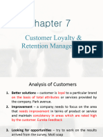 Customer Loyalty & Retention Management