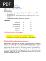 Introduction, Linear Equation