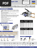 Poste Redressage Acier GYSPOT 2600 - Marteau Inertie + Accessoires - Carrosserie - Gys