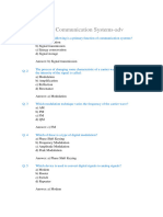 Introduction To Communication Systems-Adv