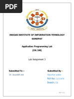 Dipankar Yadav - AP Lab Assignment3