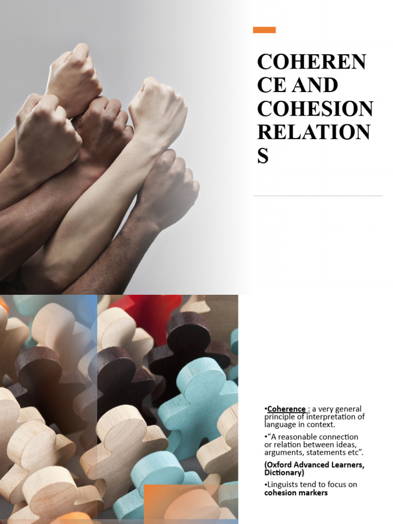Cohesion | PDF | Sentence (Linguistics) | Lexicon