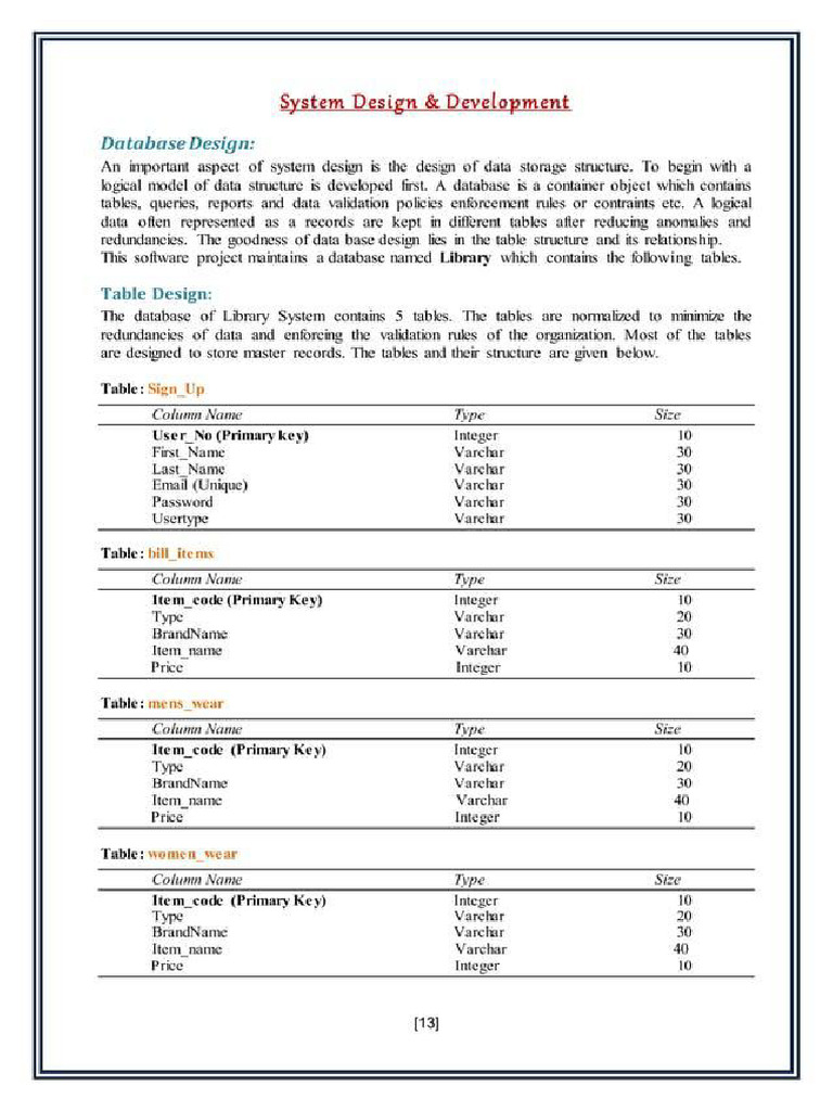 Clothing Store and Management System 13 638 | PDF