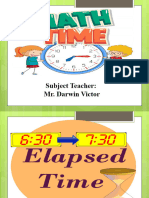 PPT MATH 4 Lesson 15 - Elapsed TIME