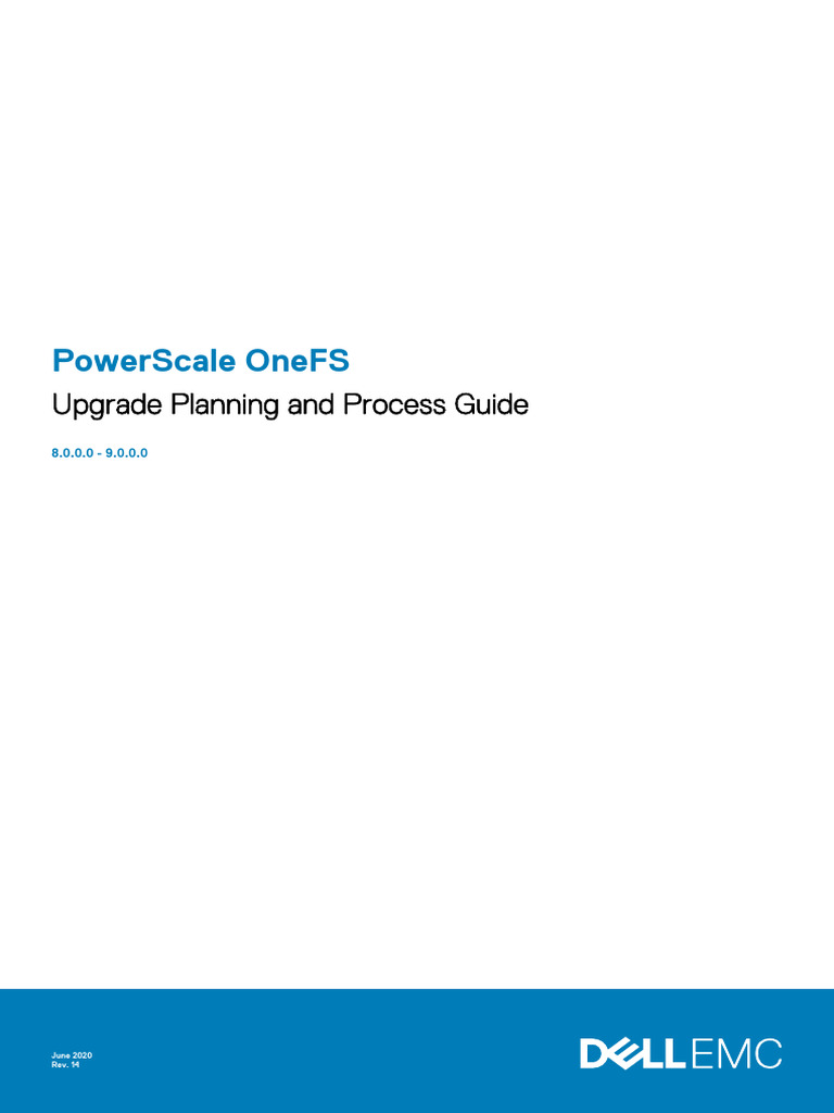 OneFS UpgradePlanning8.00 | PDF | Computer Cluster | Command Line Interface