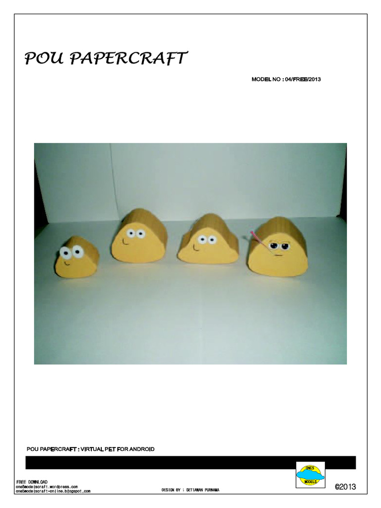 Pou Papercraft Designs | PDF