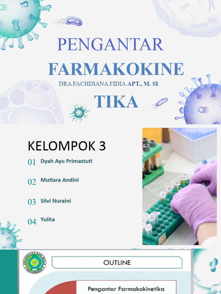 Pengantar Farmakokinetika Sf21 2b 1 Pdf