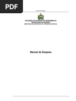 Manual Da Despesa PE