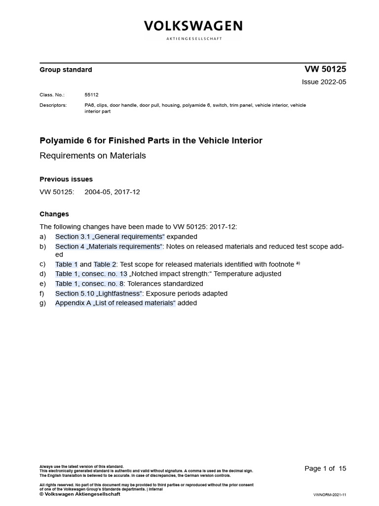 VW - 50125 - 2022 en | PDF | Glasses | Volkswagen