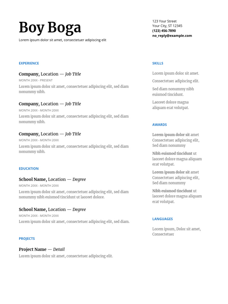 Resume Sample | PDF