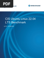 CIS Ubuntu Linux 22.04 LTS Benchmark v2.0.0