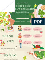 Green and Beige Illustrative Healthy Food Presentation