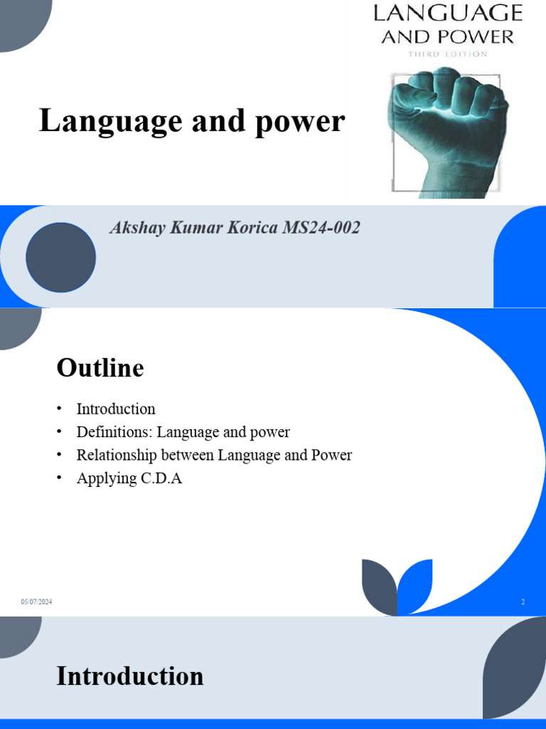 Language and Power Presentation | PDF | Liberal Arts Education ...