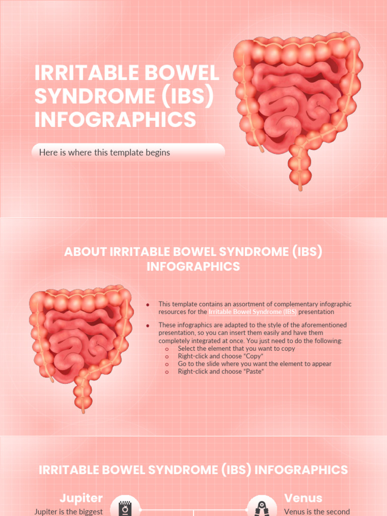 Irritable Bowel Syndrome (IBS) Infographics by Slidesgo | PDF | Planets